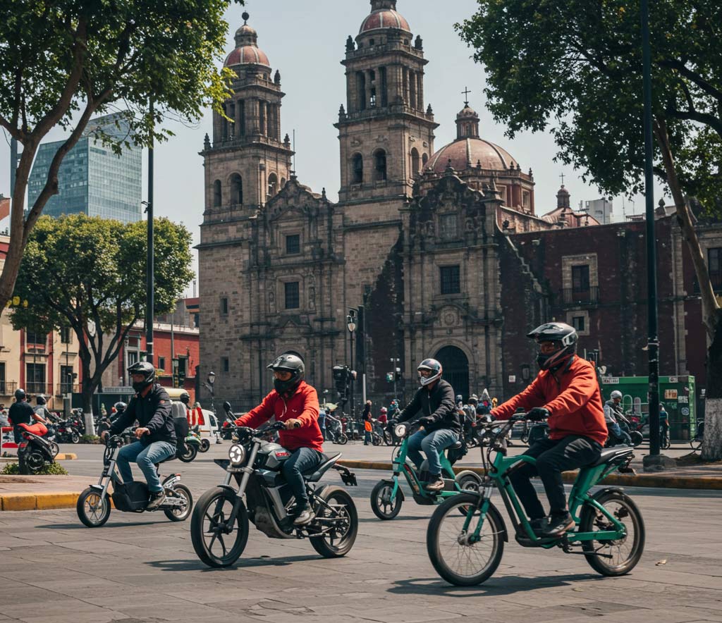 En CDMX se regularizarán motocicletas eléctricas: deberán portar placas, tarjeta de circulación, casco e ir con las luces encendidas