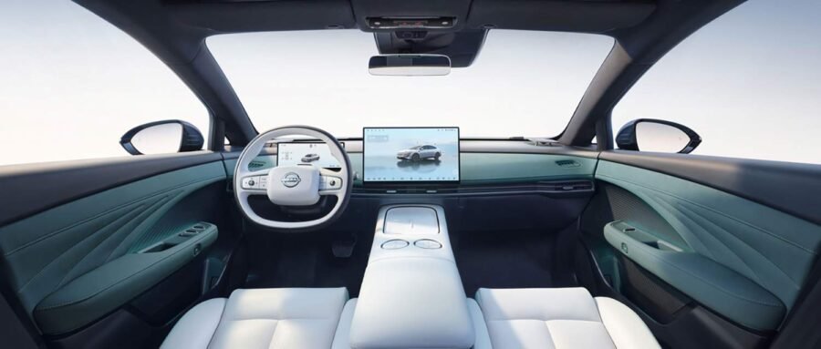 Dongfeng Nissan N7, sedán eléctrico - interior
