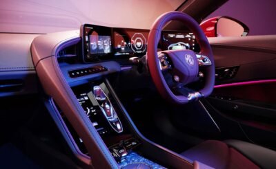 MG Cyberster en México el deportivo eléctrico interior