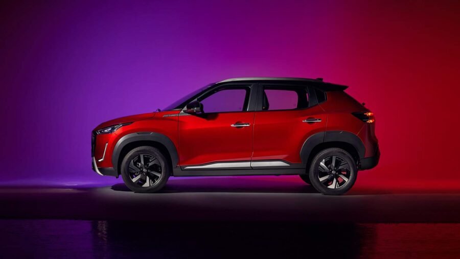 Nissan Magnite 2025 en México, lateral