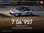 Xiaomi SU7 Ultra impone récord del vehículo ejecutivo eléctrico más rápido en el circuito Nürburgring Nordschleife.