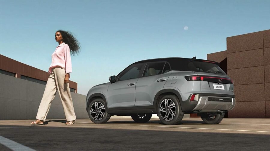 Hyundai Creta 2026 en México, exterior, parte posterior y lateral