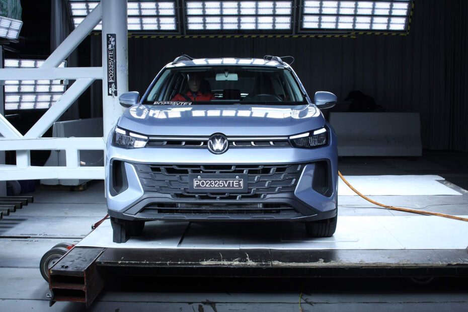 Nuevo resultado de Latin NCAP junio 2025, Volkswagen Tera logra máxima calificación con 5 estrellas.