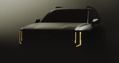 Kia Telluride 2027 teaser - parte frontal