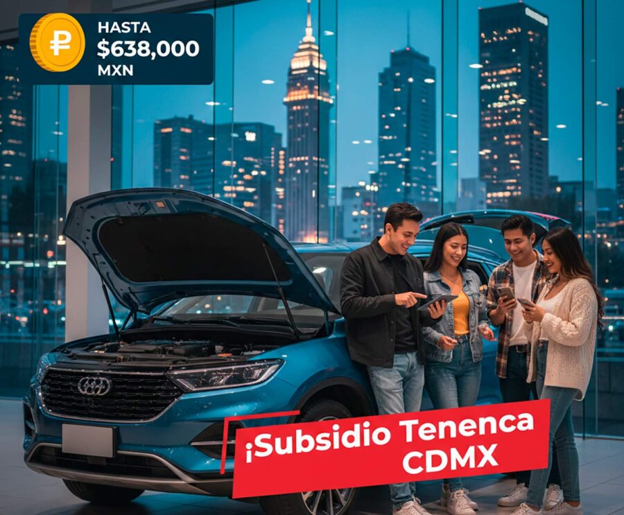 Subsidio de Tenencia en CDMX 2026: ampliación del beneficio para autos de hasta 638 mil pesos