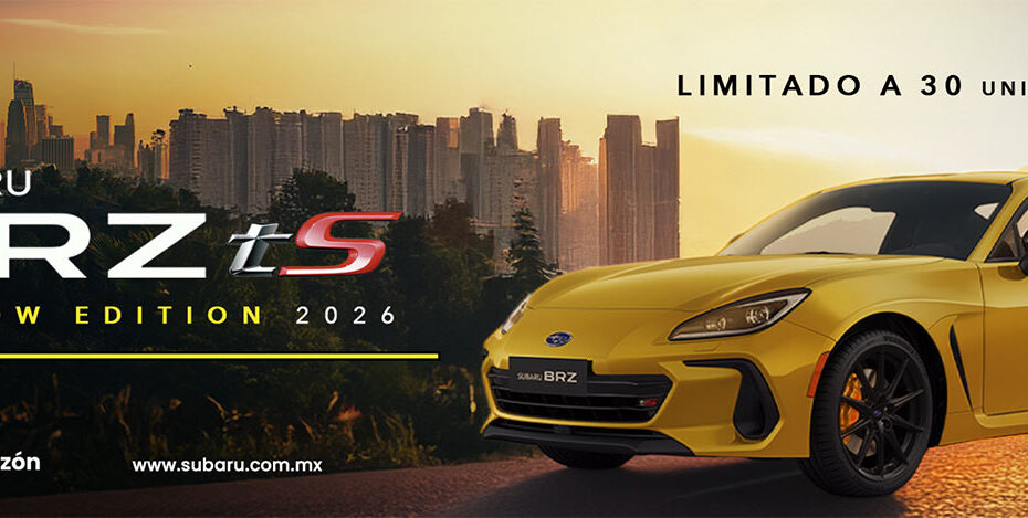Subaru BRZ tS Yellow Edition 2026 llega a México