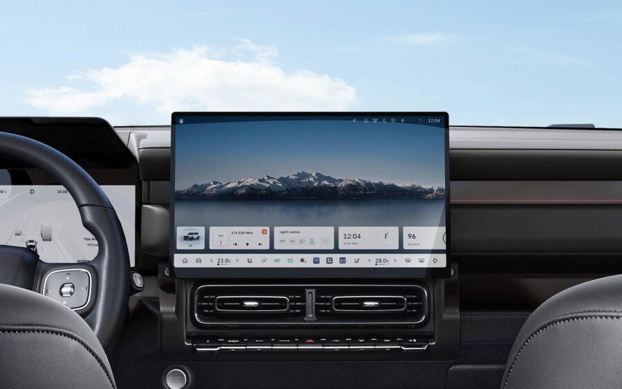 Nueva GWM Haval H7 2027 - interior, pantalla amplia