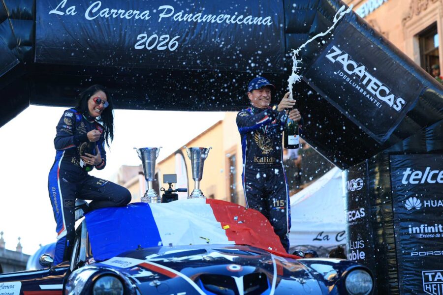 Hilaire y Laura Damiron conquistan La Carrera Panamericana 2026: el tercer título de una dupla legendaria