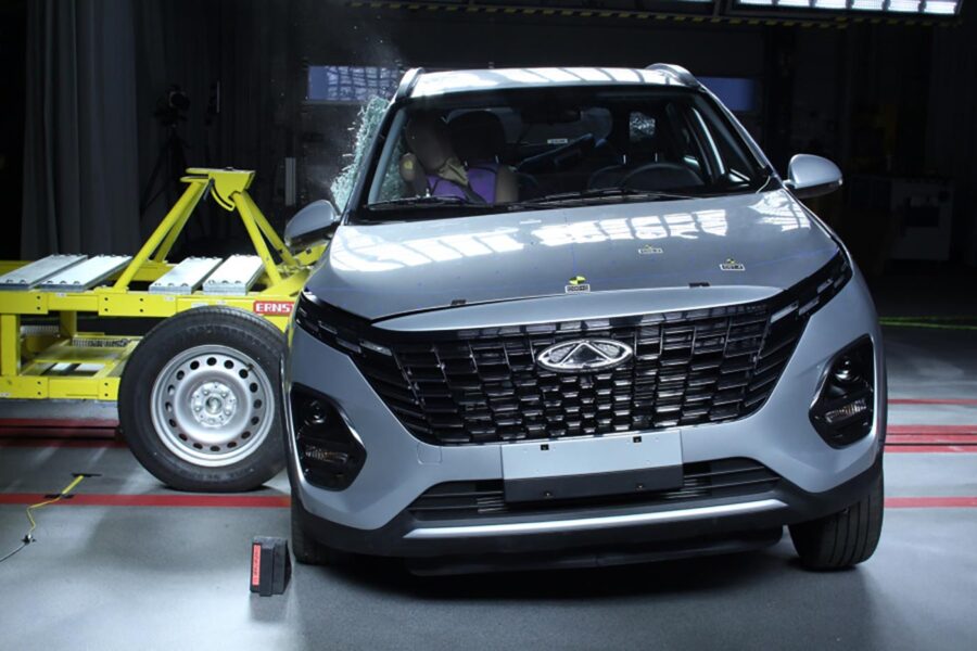 Nuevo resultado de Latin NCAP, Chirey Tiggo 2 Pro decepciona con cero estrellas.